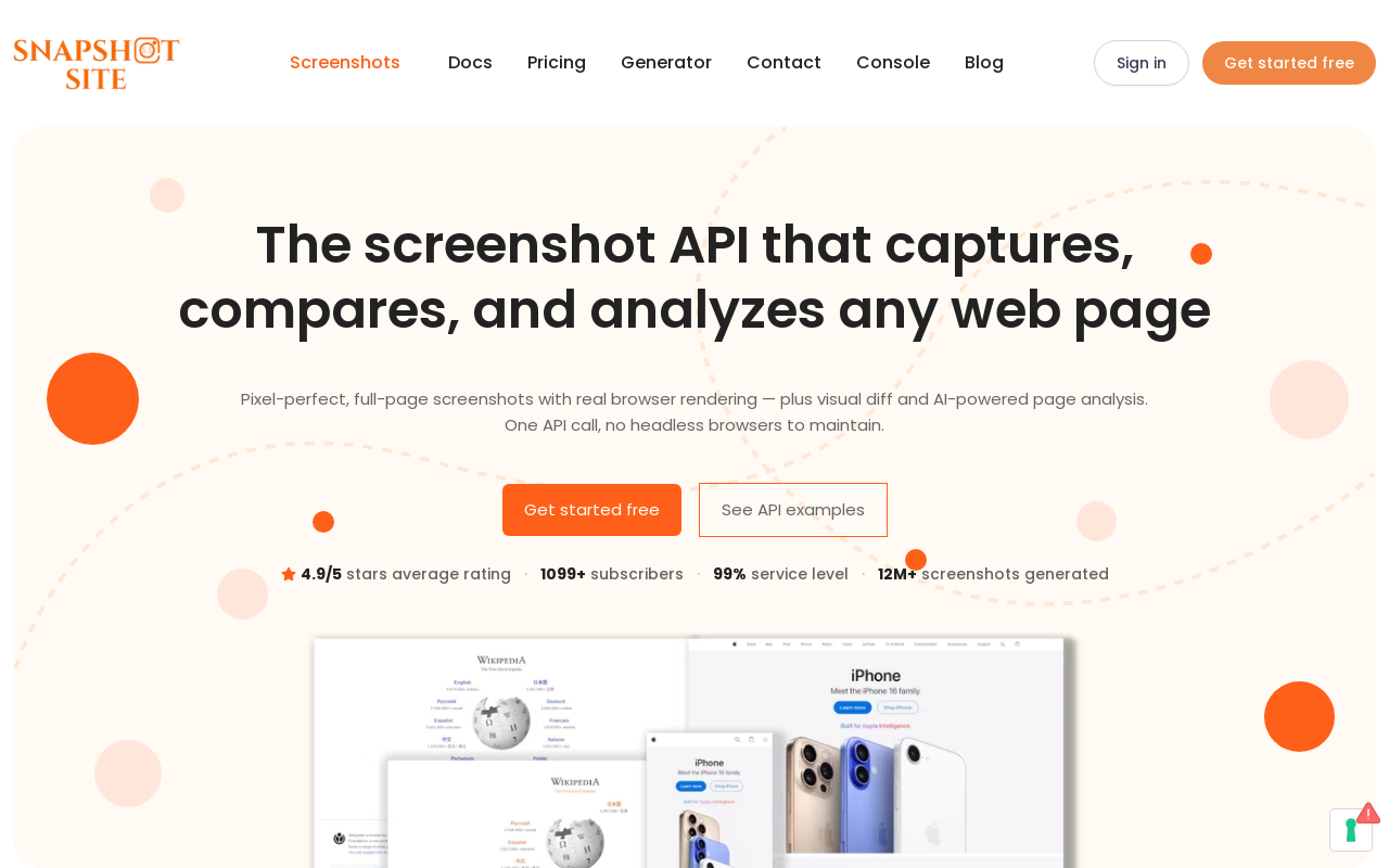 Snapshot Site